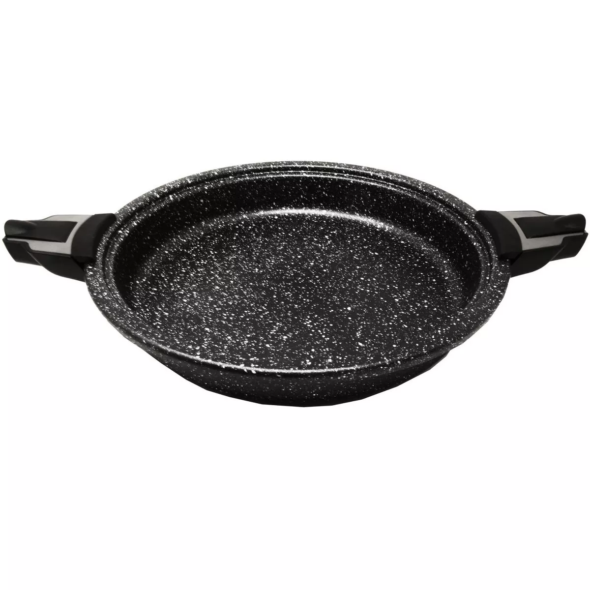 Westinghouse 9 Pc Detachable Handle Marble Finish Cookware Set Black Marble Series