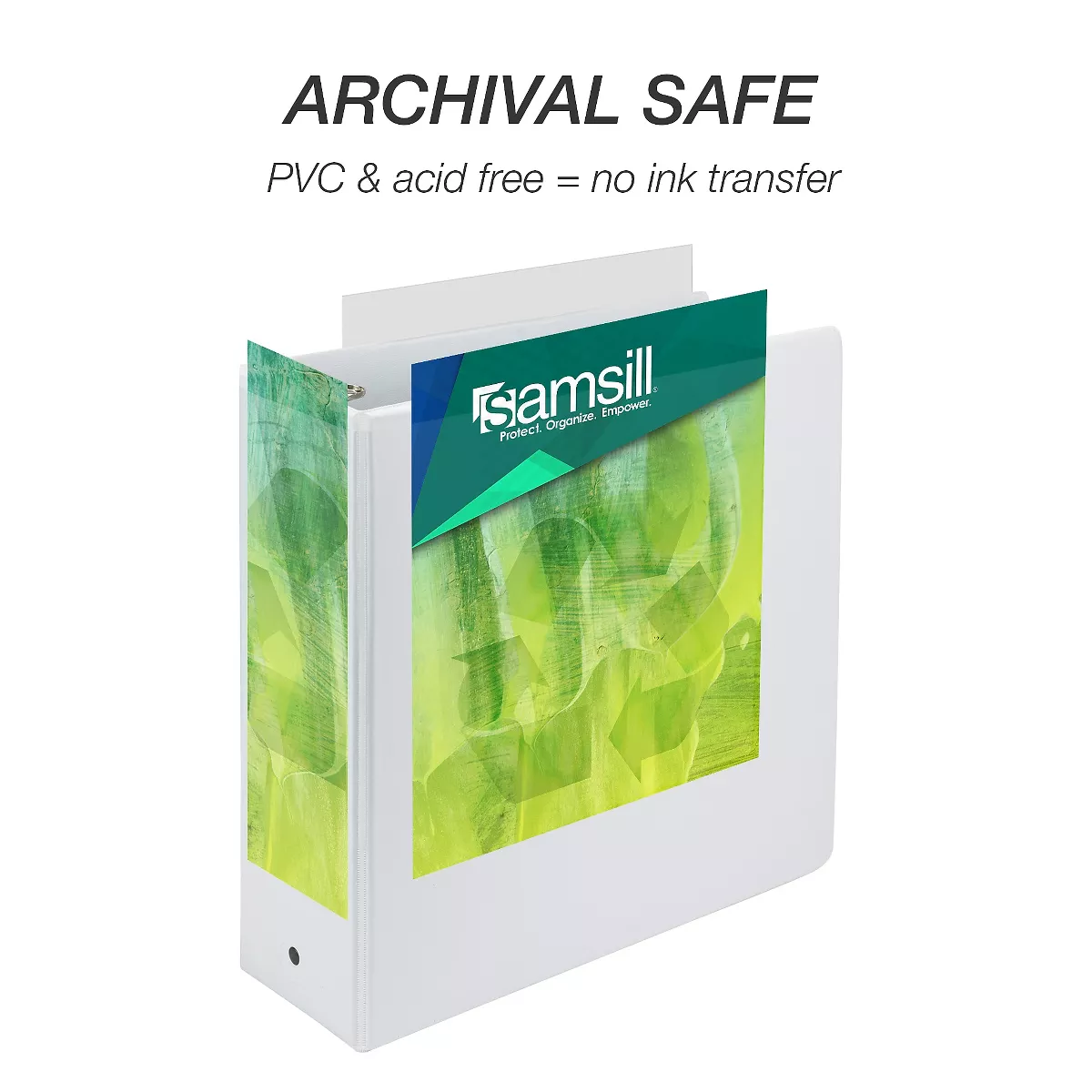 Samsill® Biobased Economy Round Ring View Binders 3 Rings 4