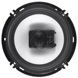 Boss Audio Systems R63 Riot 6.5 Inch 300 Watt 3-Way 4 Ohm Full Range Car Audio Coaxial Stereo Speakers with Tweeter and Poly Injection Cone, Pair