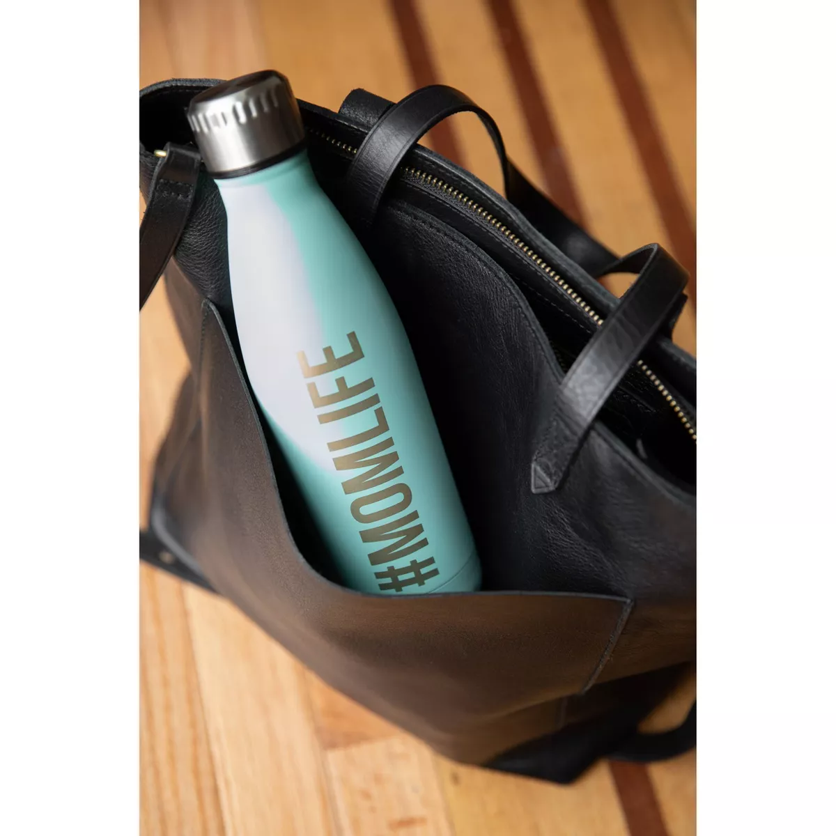 Pearhead Momlife Water Bottle - Aqua 17oz