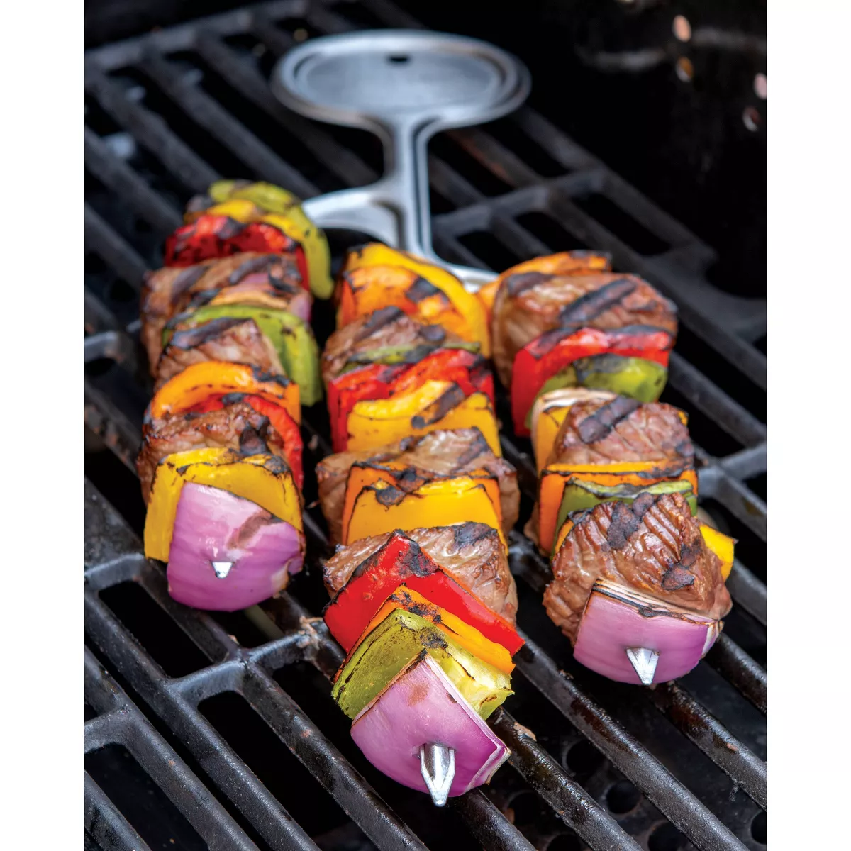 Stainless Steel BBQ Cactus Grill Cabob Silver - Nordicware