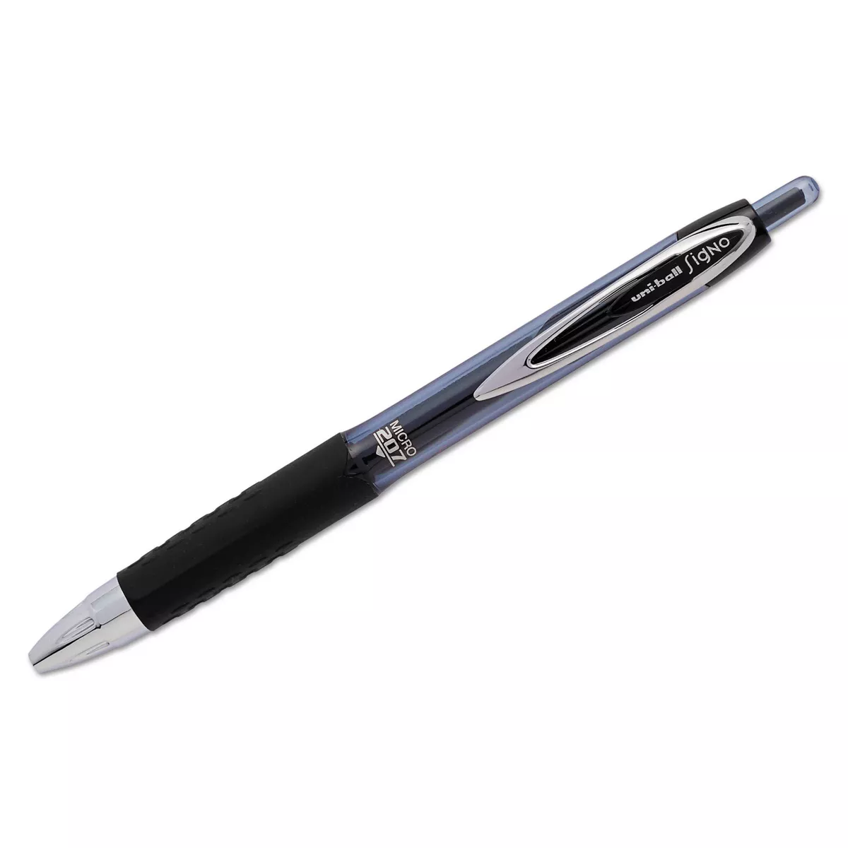 uni-ball Signo 207 Retractable Gel Pen Black Ink 0.5mm Dozen 61255