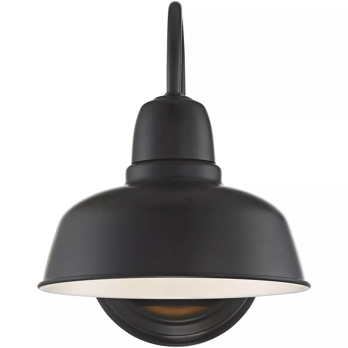 John Timberland Urban Barn Black Indoor-Outdoor Wall Light Set of 2