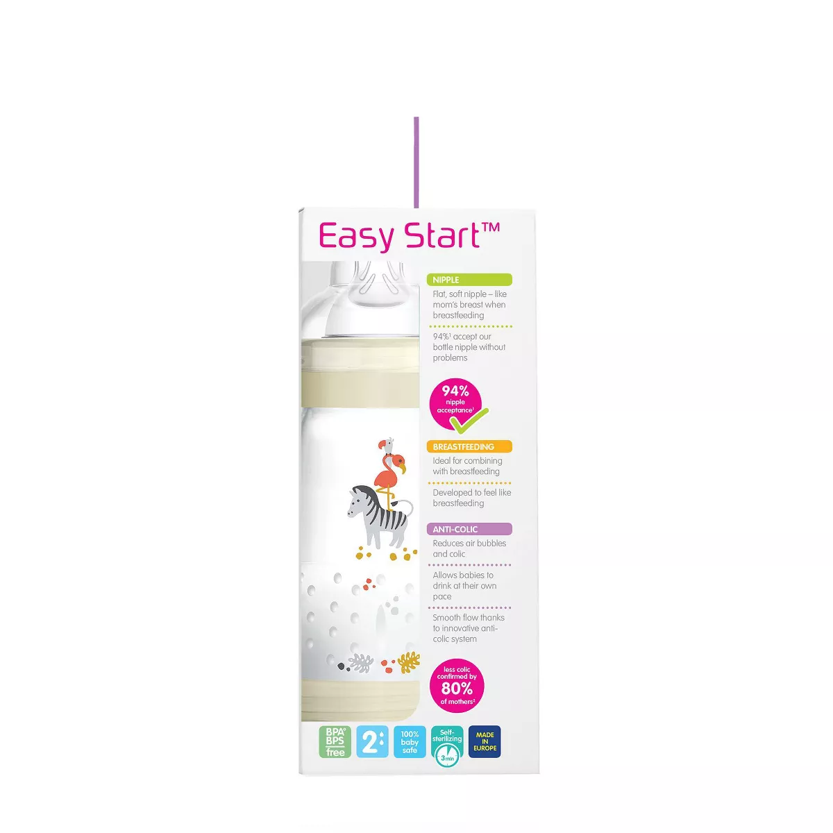 MAM Anti-Colic Bottle, 9oz, 1ct