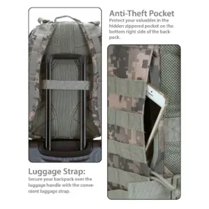 Rockland 20'' Military Tactical Laptop Backpack