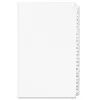 Avery-Style Legal Exhibit Side Tab Divider Title: 1-25 14 x 8 1/2 White 01430