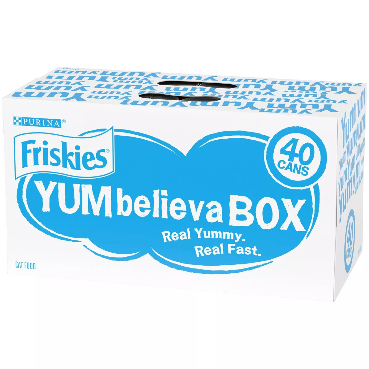 Friskies Yum Believa-Box Stoppable Indoor Adventures Wet Cat Food Variety Pack - 5.5oz/40ct