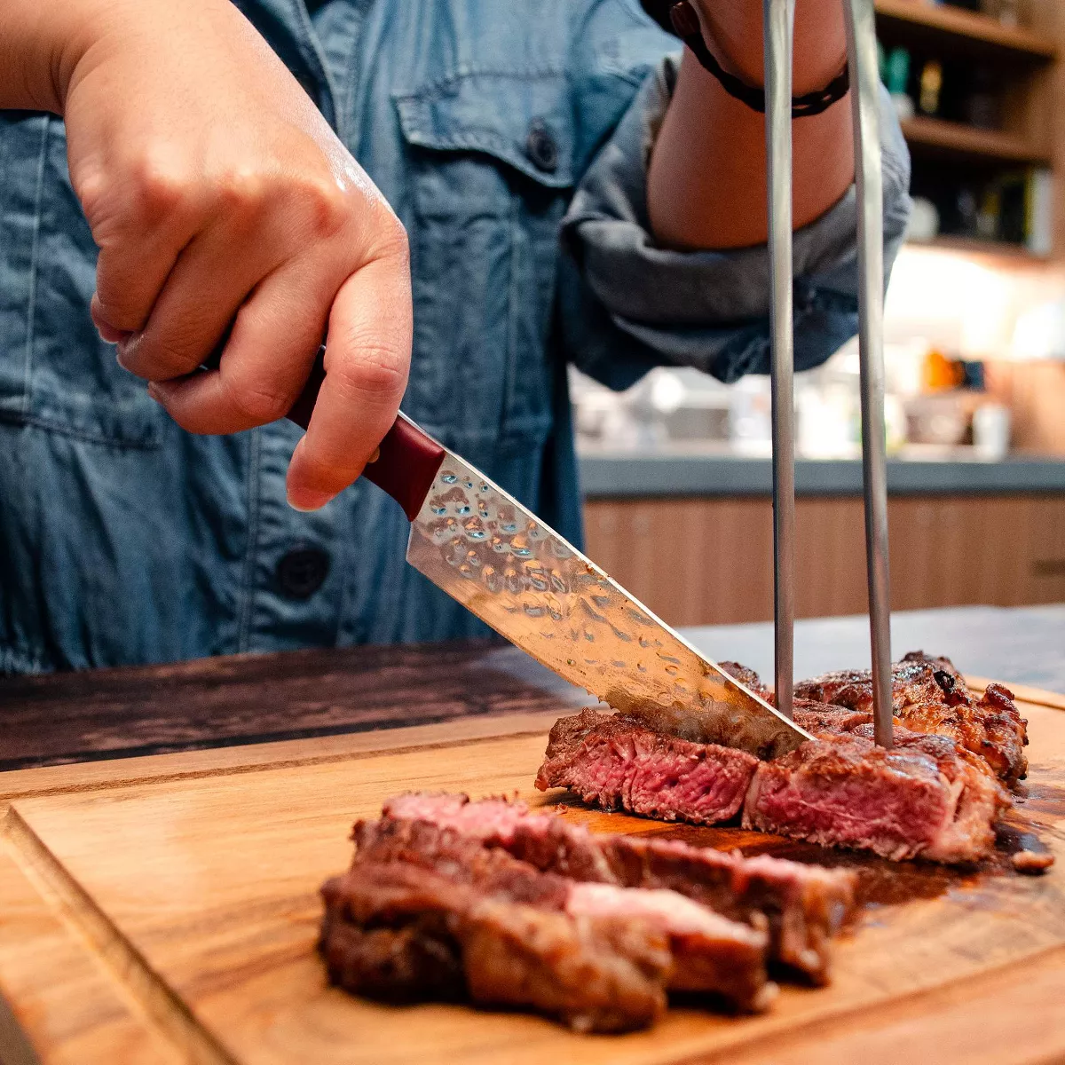 Forged in Fire 4pc Jumbo Steak Knife Set