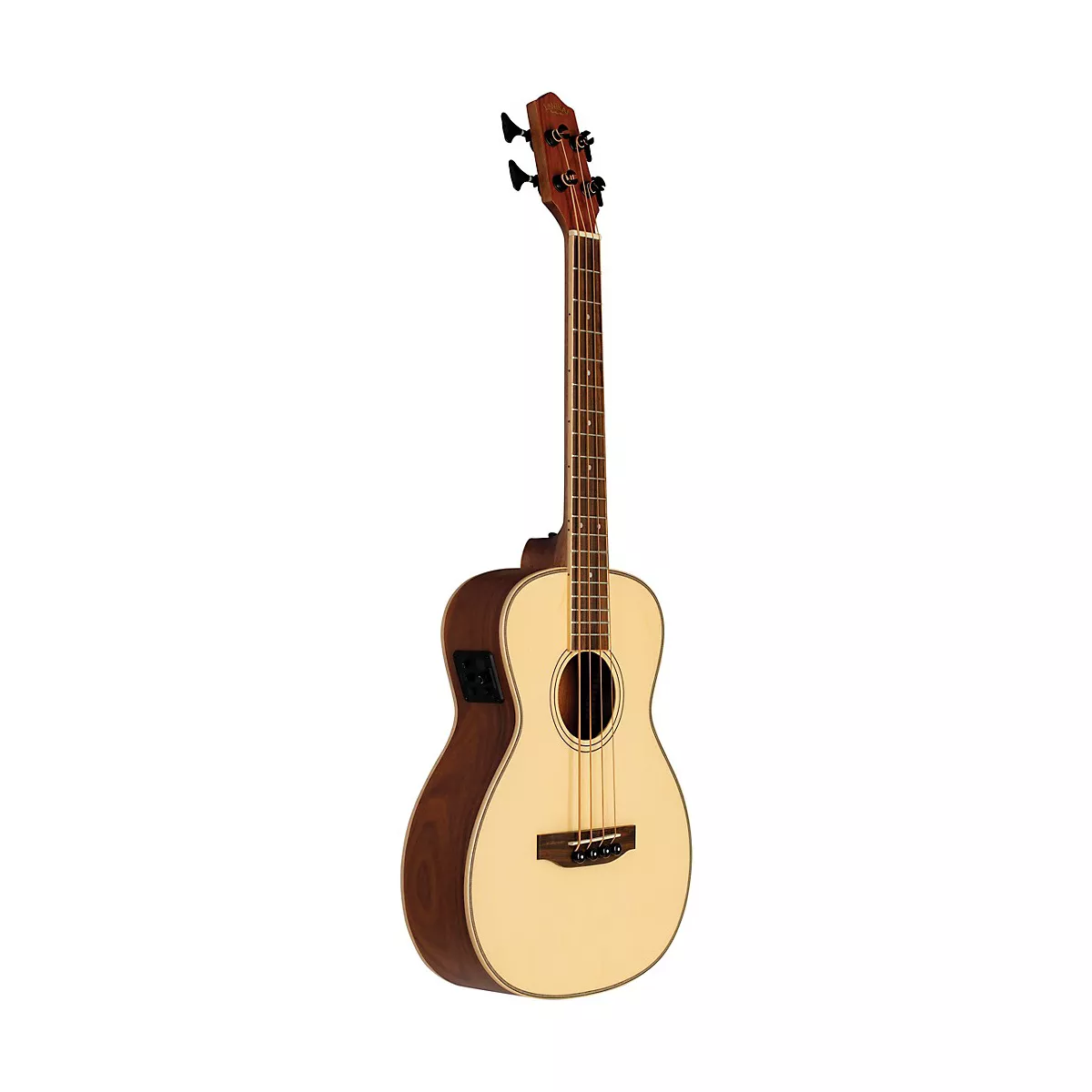 Lanikai Solid Spruce Top Acoustic-Electric Bass Ukulele Natural