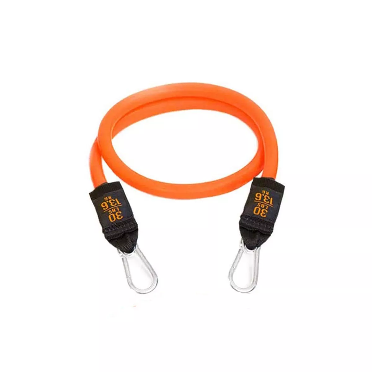 Bodylastics BLCOMP21 High Quality 30 Pound Full Body Anti Slip Resistance Clip Band Fitness Weight with Durable Patented Locks, Orange
