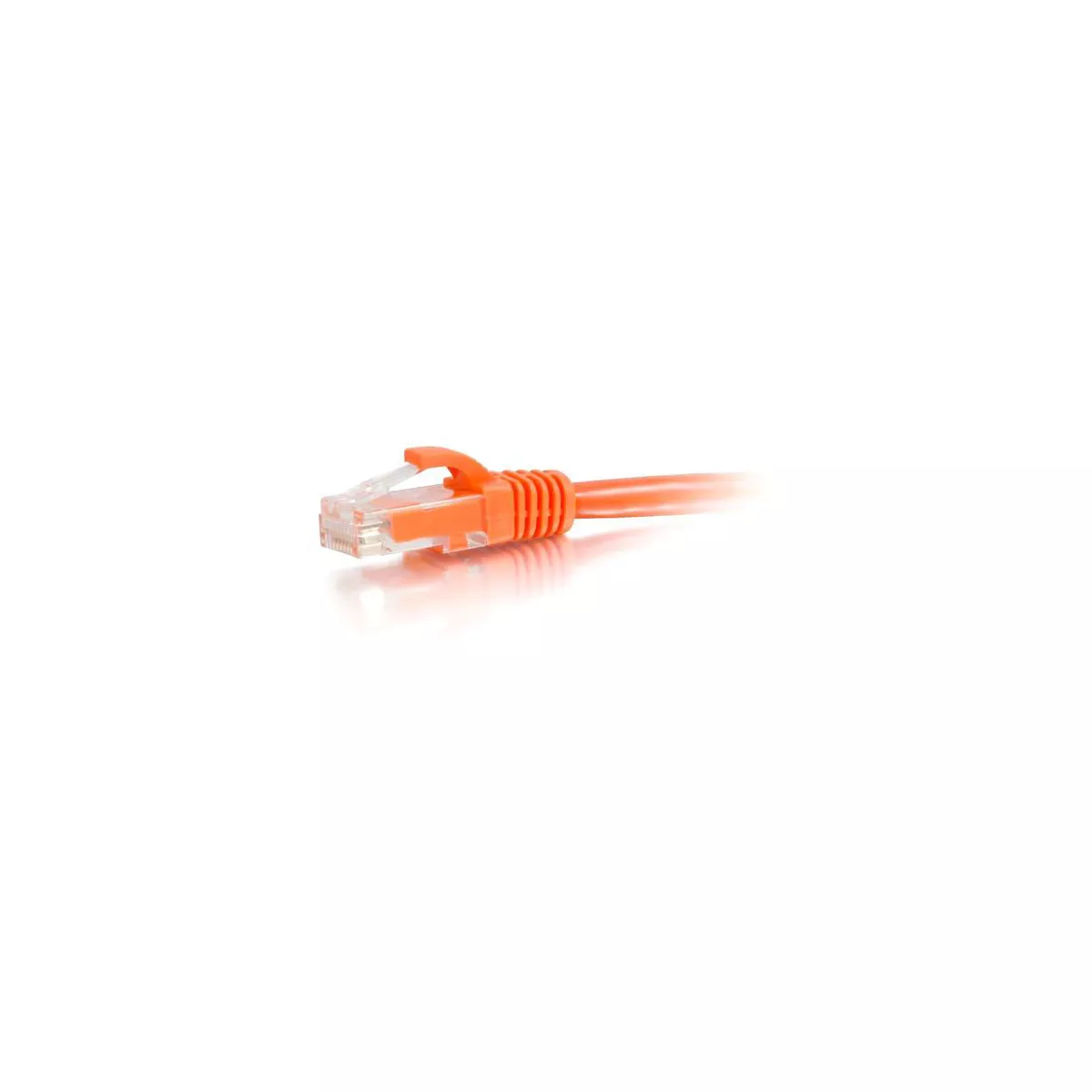 C2G-8ft Cat5e Snagless Unshielded (UTP) Network Patch Cable - Orange - Category 5e for Network Device - RJ-45 Male - RJ-45 Male - 8ft - Orange