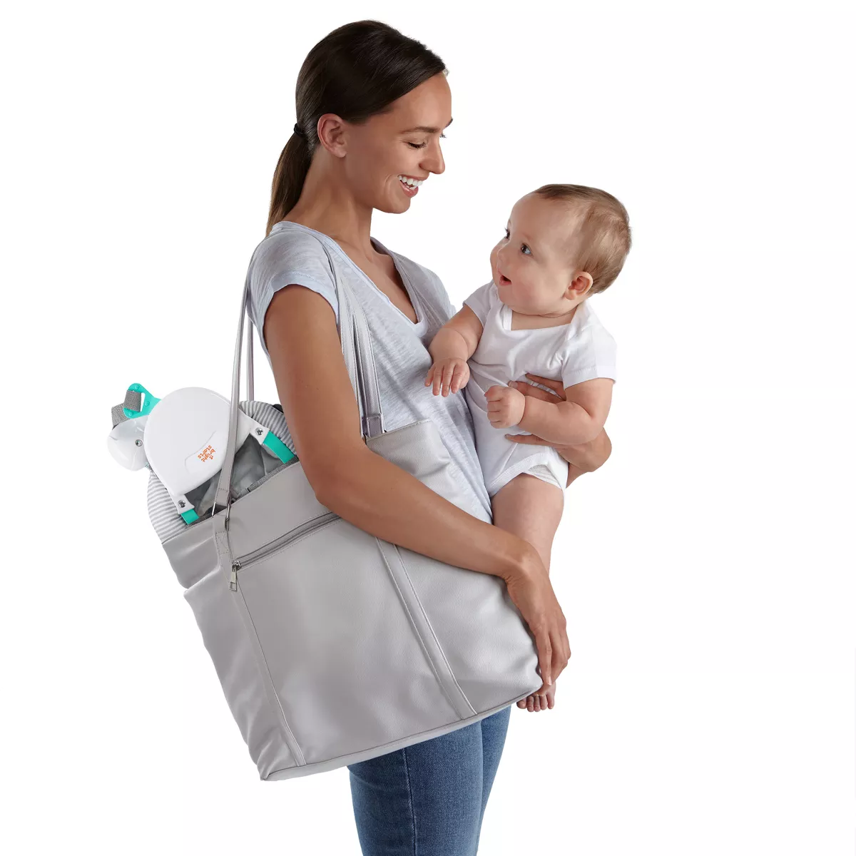 Bright Starts Taggies Door Jumper - Gray