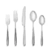 5pc Stainless Steel Scoop Silverware Set - Fortessa Tableware Solutions
