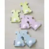 Lakeside Easter Bunny Shaped 40-Page Notepads with Pom Ball Tails - Set of 6