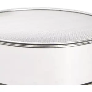 Juvale Stainless Steel Professional Round Flour Sieve for Baking (6.2 x 1.9 in)