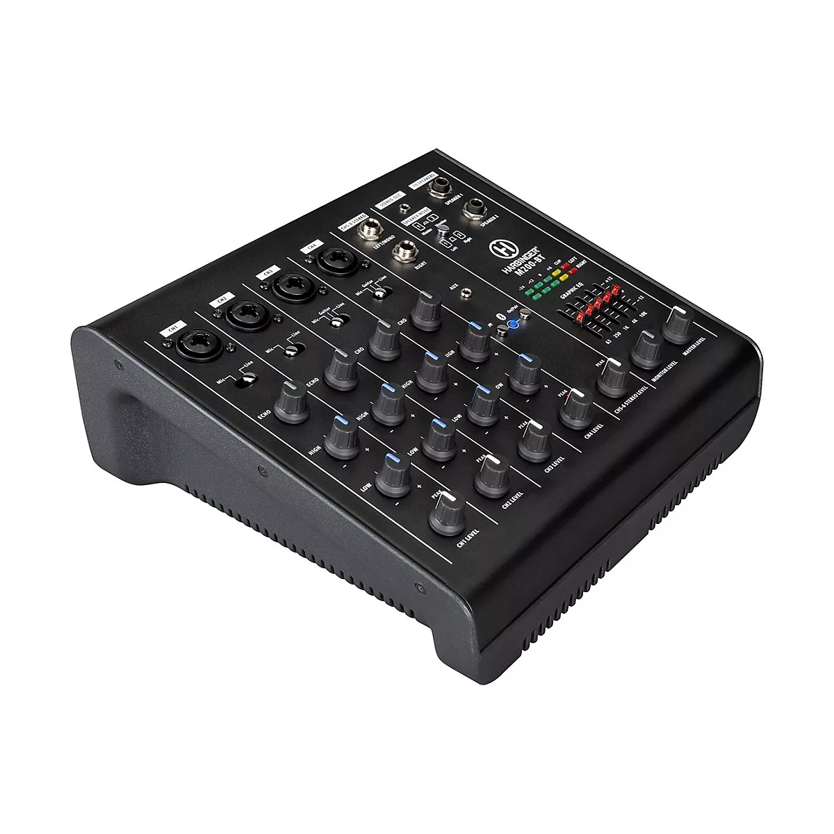 Harbinger M200-BT Portable PA with Bluetooth and Custom Carry Bags 10" Mains