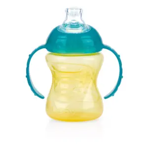 Nuby Bin Cup Super Spout Trainer- 8oz - Colors May Vary