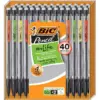 BIC Xtra-Life Mechanical Pencils No. 2 Medium Lead 40/Pack (MPP40MJ-BLK) 24276526