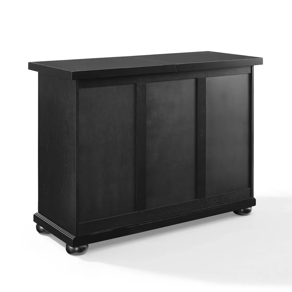 Alexandria Sliding Top Bar Cabinet Black - Crosley