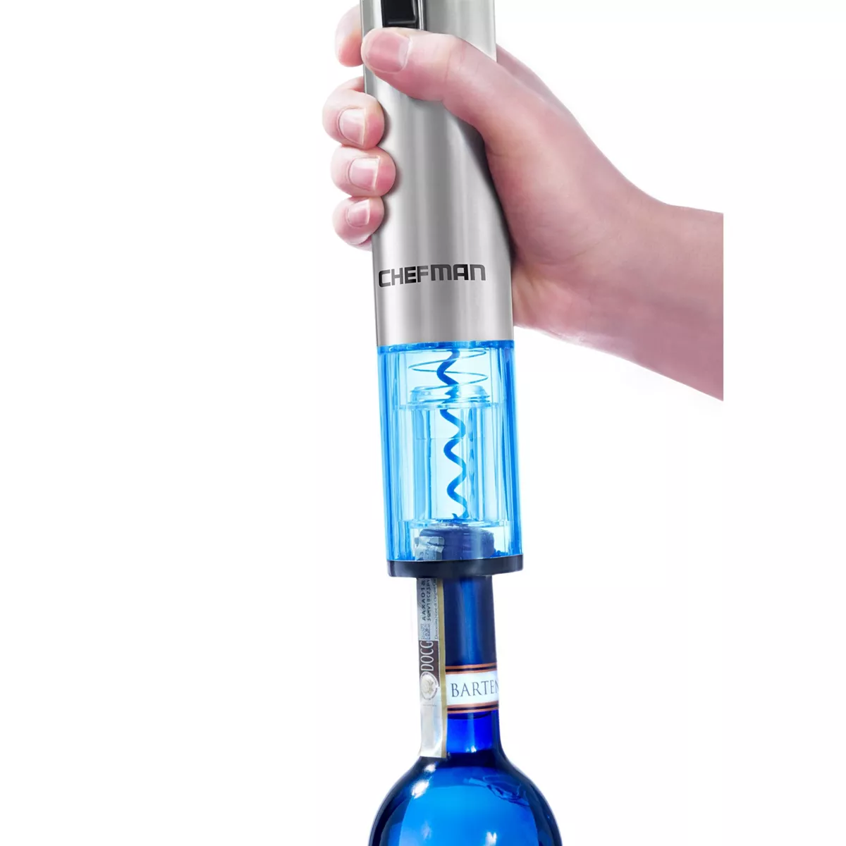 Chefman Stainless Steel Electric Wine Opener