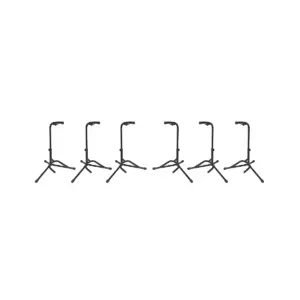 Musician's Gear Electric, Acoustic and Bass Guitar Stands (6-Pack)