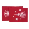 C&F Home 14" x 51" Nordic Holiday Chain Stitch Table Runner