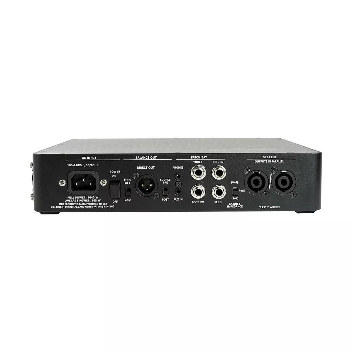 Gallien-Krueger Legacy 1200 1,200W Bass Amp Head Black