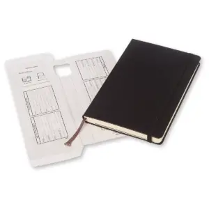 Moleskine Professional Composition Notebook, Elastic Closure, Narrow Ruled, 240 sheets, 8.25