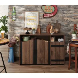 Trier Rustic Buffet Server Walnut - miBasics