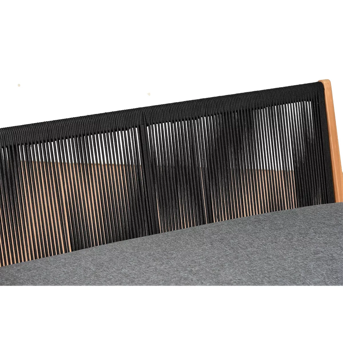 Verona 4pc Patio Conversation Set - Black - Amazonia