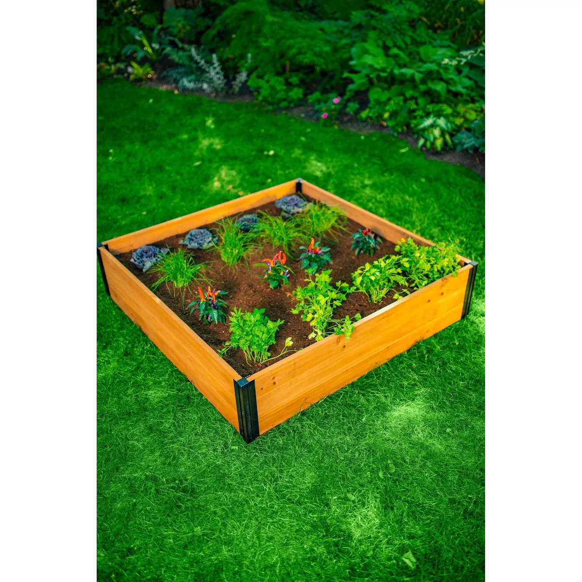 Mezza Garden Bed Square Planter - Vita
