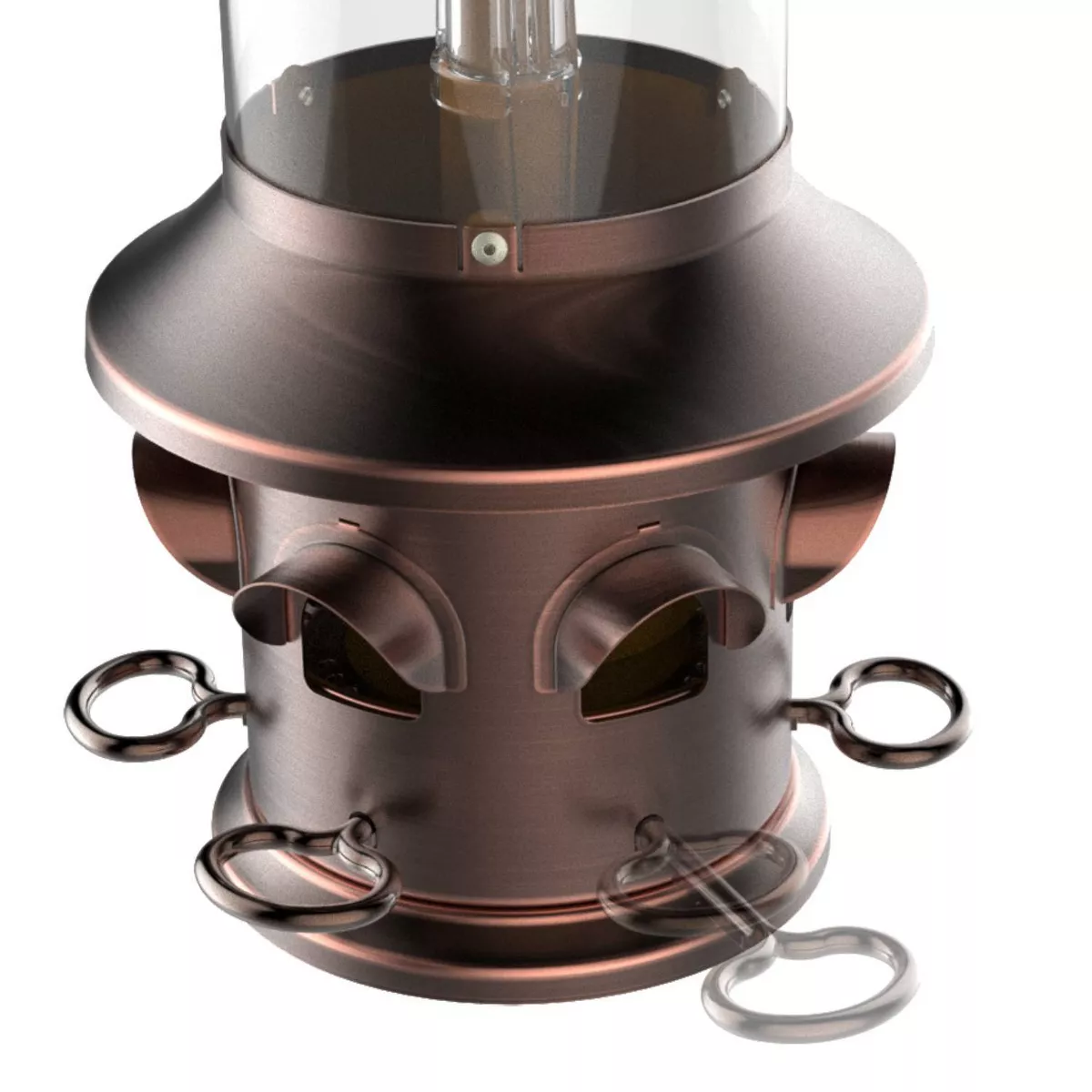 Droll Yankees Oil Rubbed Squirrel X Proof Bird Feeder - Bronze
