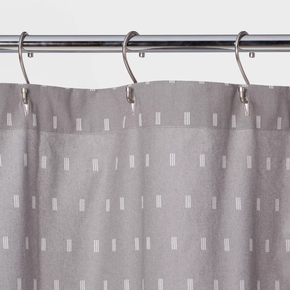 Geometric Shower Curtain Gray - Threshold™