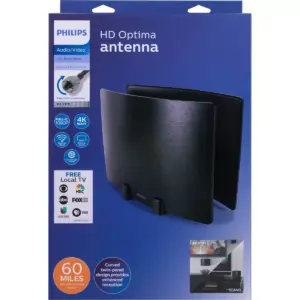 Philips Optima HD Indoor TV Antenna - Black