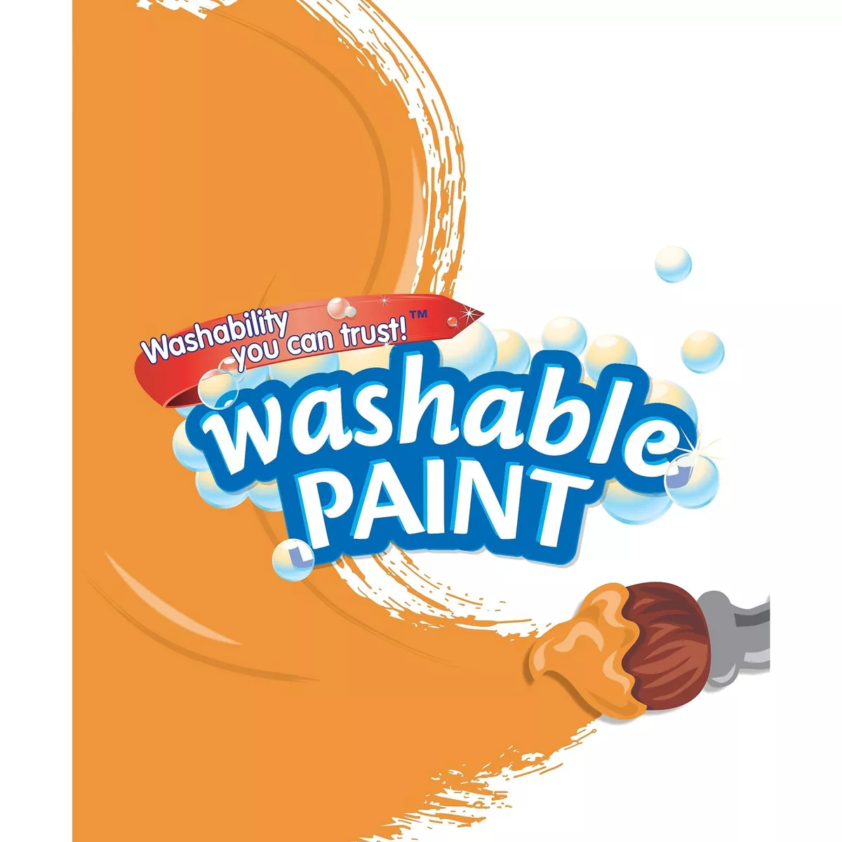 Crayola Washable Paint Orange 1 gal 542128036