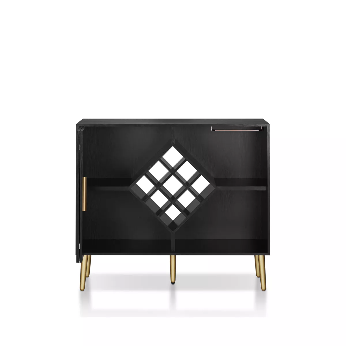 Miko Wine Cabinet Galaxy Black - HOMES: Inside + Out