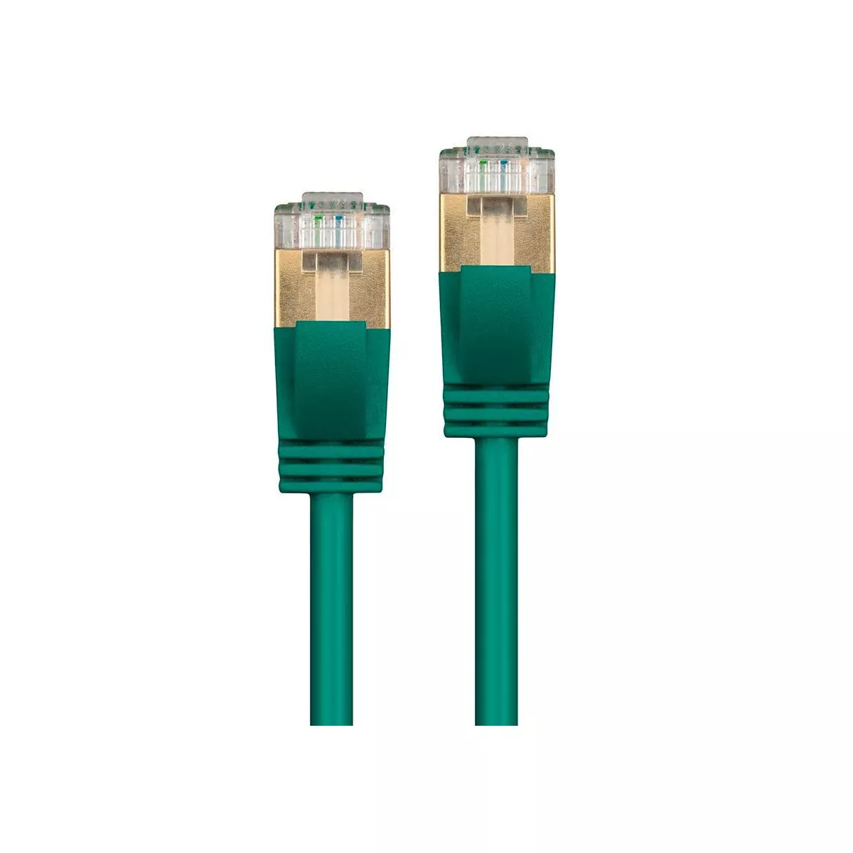 Monoprice SlimRun Cat6A Ethernet Patch Cable - 5 Feet - Green | Network Internet Cord - RJ45, Stranded, STP, Pure Bare Copper Wire, 36AWG