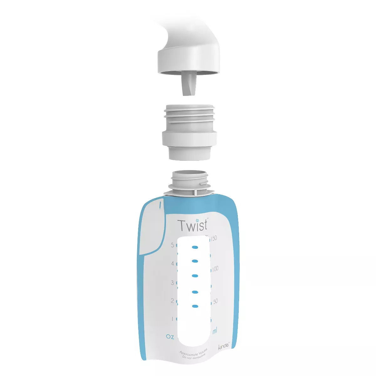 Kiinde 20ct Twist Breast Milk Storage Pouch