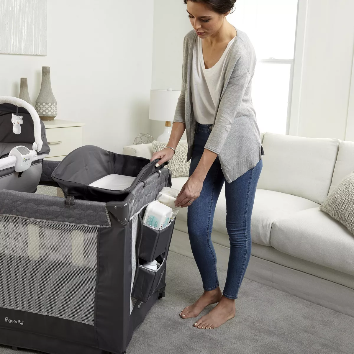 Ingenuity Dream Comfort Smart and Simple Playard - Connolly