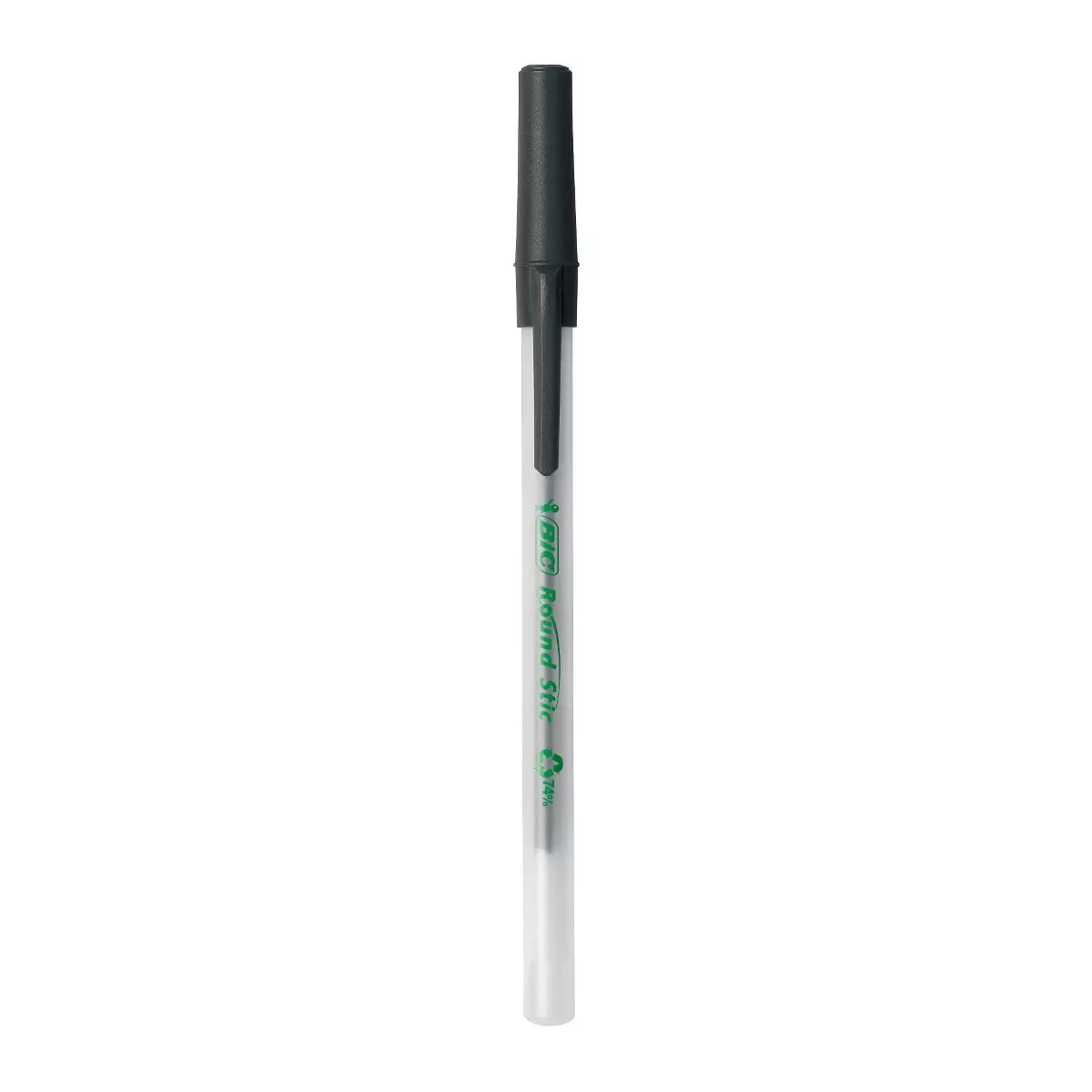BiC 10pk Ballpoint Pens ReVolution Stic Black Ink