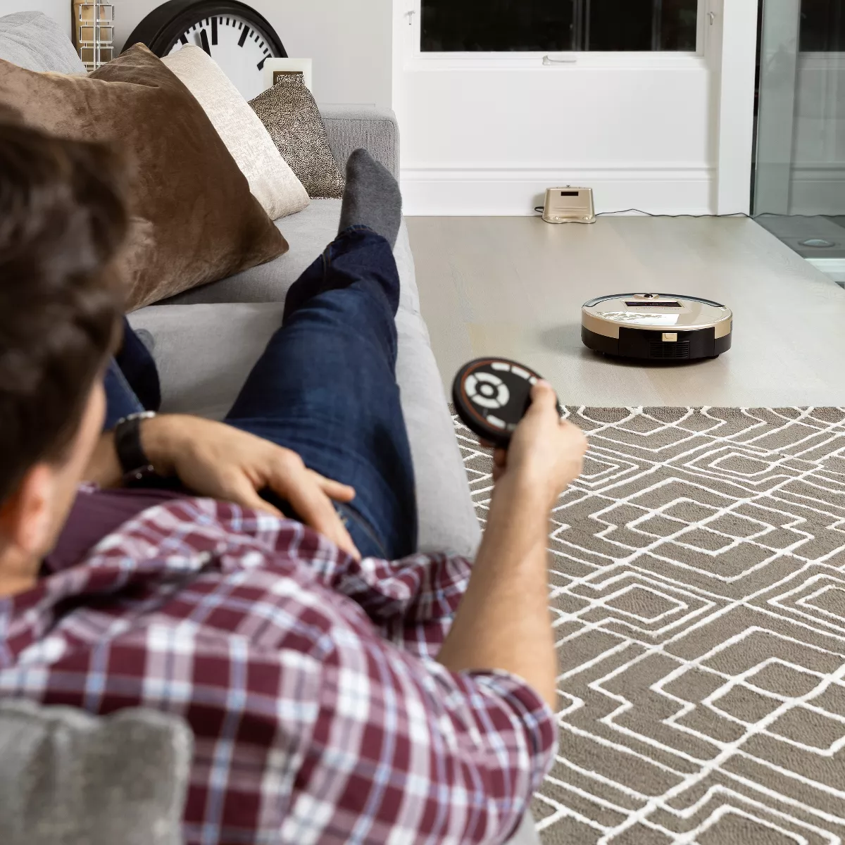 bObsweep PetHair Robot Vacuum Cleaner and Mop - Champagne