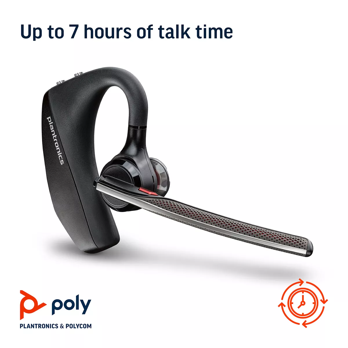 Plantronics Voyager 5200 - Noise Cancelling Bluetooth Headset Earpiece - Cell / Mobile Phone Headset - Plantronics a Poly Company