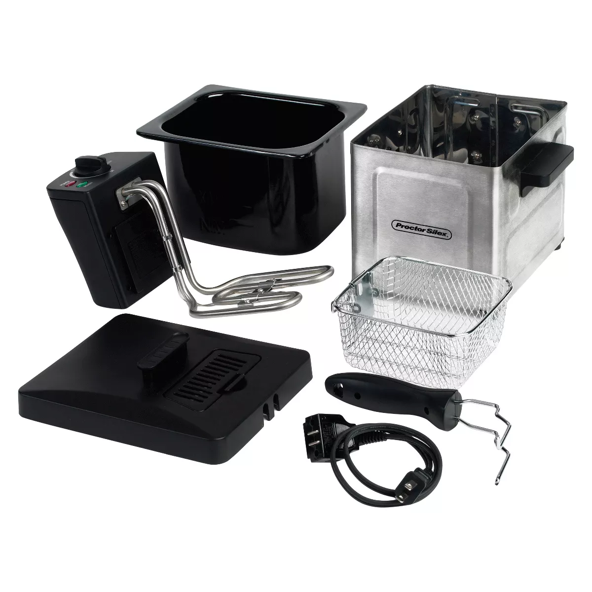 Proctor Silex 1.6qt Professional Deep Fryer - Stainless Steel 35041