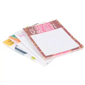 Funny Sarcastic Notepads - 4-Pack Memo Note Pads for Work and Office, Novelty Gag Gift for Adult, Coworker, 4 Assorted Punchlines, 4x5.2