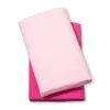 Fitted Playard Sheets Pink 2pk - Cloud Island™ Pink/Dark Pink