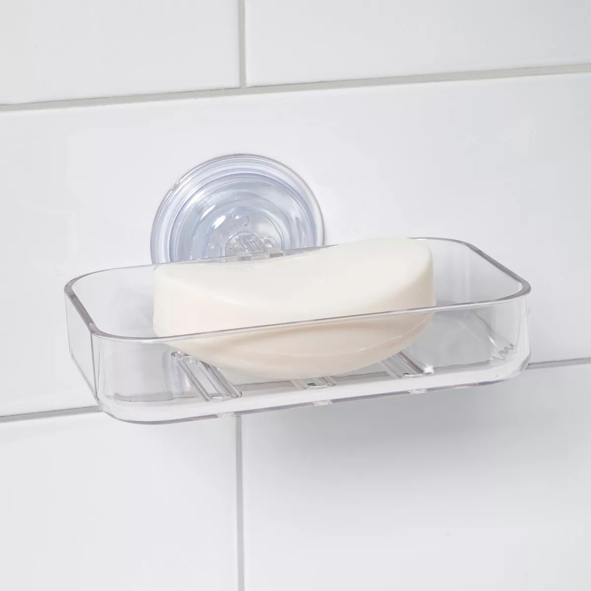 Suction Soap Dish Clear - Room Essentials™