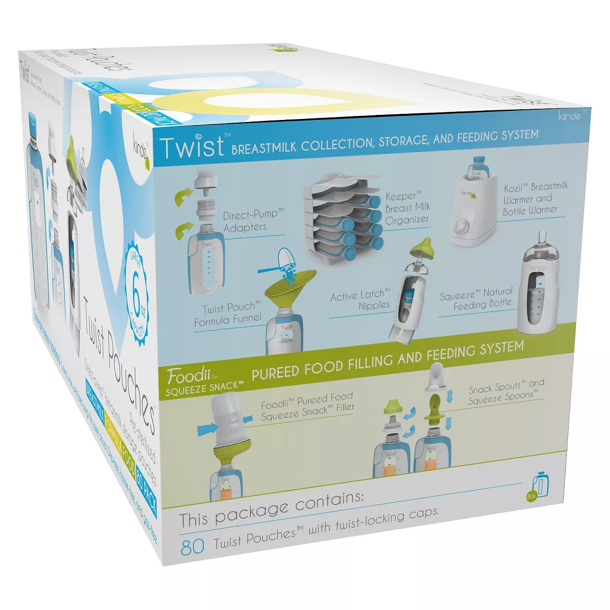 Kiinde Twist 80ct Milk Storage Pouch