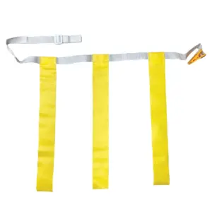 Champion Sports Flag Football Belts - Yellow - Set of 12