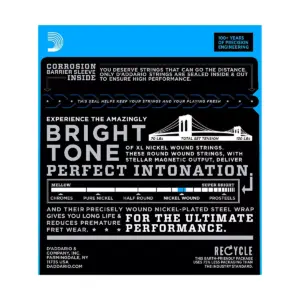 D'Addario EXL116 XL Electric Guitar Strings Medium Top/Heavy Bottom