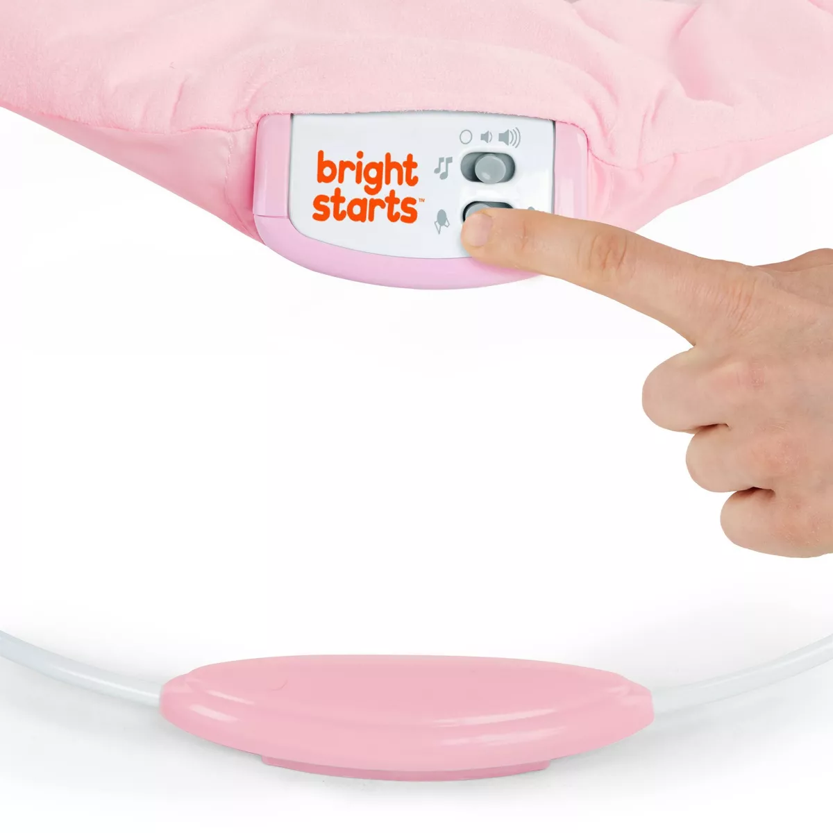 Bright Starts Minnie Mouse Rosy Skies Cradling Baby Bouncer - Pink